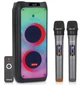 Аккумуляторная акустическая колонка ZXX-5590 с Bluetooth 2 микрофона и пульт 100 Вт - изображение 1
