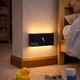 Ночник LED аккумуляторный Smart Night Light с датчиком движения, беспроводной светильник с теплым светом 2700К, настенная лампа с автоматическим и постоянным режимом свечения для комнаты, коридора и шкафа Черный, HA-182-Black - изображение 1