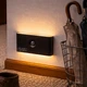 Ночник LED аккумуляторный Smart Night Light с датчиком движения, беспроводной светильник с теплым светом 2700К, настенная лампа с автоматическим и постоянным режимом свечения для комнаты, коридора и шкафа Черный, HA-182-Black - изображение 2