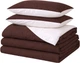 Комплект постельного белья Mirson Семейный 2 x 143x210 см Soft Elegance Oliana 18-0000 + 19-1230 Микросатин (2200010919028) - изображение 1