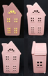 Светильник декоративный керамический Домик Home Accents 15 см Рожевий - изображение 2