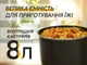 Мультиварка скороварка iHunt Bro 8L Ultra, 1300 Вт, 3-в-1, цифровое управление, антипригарная чаша, нержавеющая сталь - изображение 9
