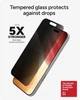 Защитное стекло FIBRA Prem Privacy Антишпион для Apple iPhone 13 Black - изображение 5