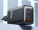 Сетевое зарядное устройство Toocki 67W GAN 2xType-C + USB-A - изображение 5