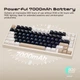 Клавіатура бездротова WOBKEY Rainy 75 PRO Electro White - изображение 6