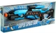 Kosmiczny pistolet zabawkowy LEAN Toys LED dźwięk 5 kolorów Czarny-turkusowy 549022 (5905323219496) - obraz 1