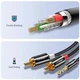 Кабель Ugreen AV116 3.5 mm to 2 RCA Audio Cable (5m) Black (10591) - изображение 3