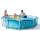 Бассейн каркасный Intex 206 NP круглый размер 305х76 см объем 4485л. Blue (99248) - изображение 1