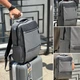 Міський Рюкзак спортивний портфель сучасний стиль 28 літрів Рюк 1131 (Темно-сірий) - зображення 4