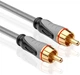 Коаксиальный RCA кабель 7.5 м (25 ft) аудио/видео, двойное экранирование — TNP - изображение 3