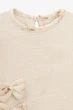 Костюм блуза+шорты для девочки Beyaz Bebek 2382 80 см Молочный shop (2000991021327) - изображение 3