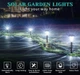 Набір з 8 садових світильників на сонячних батареях Solar 8 Stake Lights вуличні ліхтарі підсвічування - зображення 5
