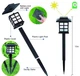 Вуличні садові сонячні світильники Solar Garden Lights X17 4 шт на сонячних батареях підсвічування газону - зображення 8
