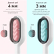 Щетка для сухого и влажного вычесывания собак и кошек Pet Gravity 4в1 Pet Grooming Comb с отсеком для воды, голубая - изображение 5