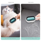 Щетка для сухого и влажного вычесывания собак и кошек Pet Gravity 4в1 Pet Grooming Comb с отсеком для воды, голубая - изображение 8
