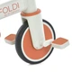 Велосипед дитячий ME 1202 FOLDI Сinnamon Beige - зображення 5