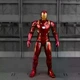 Фігурка Залізна Людина Марк 46 17 см рухлива іграшка Iron Man Civil War на підставці - зображення 3