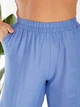 Жіночі льняні штани вільного крою Uaclothes 54-56 Блакитний (like37716-181471359) - изображение 4