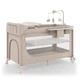 Кровать-манеж Kinderkraft Leody UP с пеленальным столиком Beige, 5902533930128 - изображение 1
