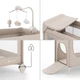 Кровать-манеж Kinderkraft Leody UP с пеленальным столиком Beige, 5902533930128 - изображение 5
