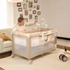 Кровать-манеж Kinderkraft Leody UP с пеленальным столиком Beige, 5902533930128 - изображение 8