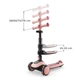 3-колісний самокат Kinderkraft Halley 2 Rose Pink, 5902533930173 - зображення 7