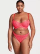 Комплект Wicked Unlined Lace Balconette Bra Кораловий 36D-M - зображення 4