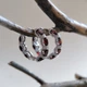 Срібна каблучка з натуральним гранатом 12.381ct (2204206) - зображення 2