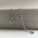Серебряное колье с фианитами, вес изделия 3,97 гр (2209157) - изображение 5