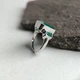 Серебряное кольцо с натуральным агатом 7.162ct, вес изделия 6,62 гр (2196419) - изображение 2