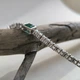 Серебряный браслет с натуральным агатом 9.408ct, вес изделия 11,99 гр (2205661) - изображение 5