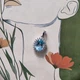 Серебряная подвеска с топазом 3.265ct, фианитами (2206965) - изображение 3