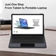 Чехол-клавиатура 12" для планшета DOOGEE T20 Ultra Grey Б/В - изображение 4