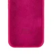Чехол Fiji Silicone Case для Apple iPhone 16e бампер накладка Soft Touch с микрофиброй Rose Red - изображение 2