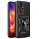 Чохол Fiji Camera Defence для Honor 200 бампер із захистом камери та підставкою Black - зображення 1