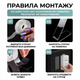 Клейкая лента многоразовая двусторонняя клейкая лента нано-лента двусторонняя прозрачная двухсторонний скотч 3 м Pavlysh GL-20 - изображение 4