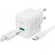 Зарядний пристрій Hoco CS12A (USB/QC3.0) + USB кабель Type-C-білий - зображення 3