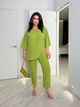 Жіночий костюм (брюки+кофта вільного крою) Uaclothes 50-52 Салатовий (like37796-182271358) - изображение 1