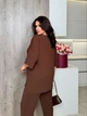 Жіночий костюм (брюки+кофта вільного крою) Uaclothes 50-52 Коричневий (like37795-182261358) - изображение 5