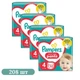 Дитячі підгузки-трусики 208 шт Pampers Active Baby Pants розмір 4 (9-15 кг) Дитячі підгузники памперс пантс з еластичним поясом 360° Памперси преміум трусиками для дітей з захистом до 12 годин - зображення 1