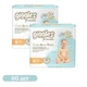 Дитячі підгузки 60 шт Giggles Premium Maxi розмір 4 (7-18 кг) - зображення 1