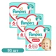 Детские подгузники-трусики 93 шт Pampers Premium Care Pants размер 6 (13-19 кг) Детские подгузники памперс пантс с эластичным поясом и защитой до 12 часов Памперсы премиум трусиками для детей с чувствительной кожей - изображение 1