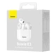 Бездротові навушники Baseus Bowie E3 (NGTW080001) Bluetooth 5.0 Білий - зображення 10