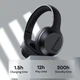 Бездротові Bluetooth навушники Remax RB-660HB |портативна стерео гарнітура, Bluetooth 5.0/AUX, до 12 годин відтворення, 300 мАг, вбудований мікрофон, швидка зарядка| Чорний - зображення 2