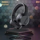 Бездротові Bluetooth навушники Remax RB-660HB |портативна стерео гарнітура, Bluetooth 5.0/AUX, до 12 годин відтворення, 300 мАг, вбудований мікрофон, швидка зарядка| Чорний - зображення 3