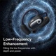 Бездротові Bluetooth навушники відкритого типу Baseus Earbuds Eli Sport |TWS, Bluetooth 5.3, 65/600mAh, USB Type-C, до 7.5 годин роботи, вбудований мікрофон, швидка зарядка, сенсорне керування, водонепроникність IPX4| Чорний - зображення 12