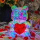 Ночник Love Bear «Мишка с сердцем» 25 см, USB: Светодиодный светильник для романтической атмосферы - изображение 4