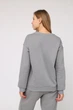 Свитшот женский XS цвет серый YUKI ЦБ-00283112 - изображение 5