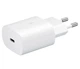 Сетевое зарядное устройство Sumsung USB-C 25W быстрая зарядка PD Fast Charging No Logo Белый - изображение 2