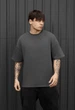 Мужская Футболка Стаф Темно-серая Оверсайз Премиум Staff Dark Gray Oversize Premium L (389000) - изображение 1